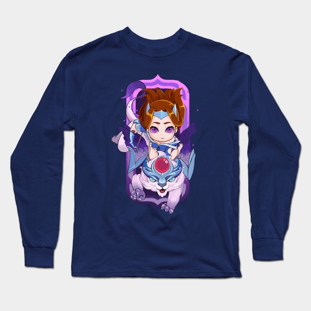 Mirana Dota 2 Long Sleeve T-Shirt by abelabells